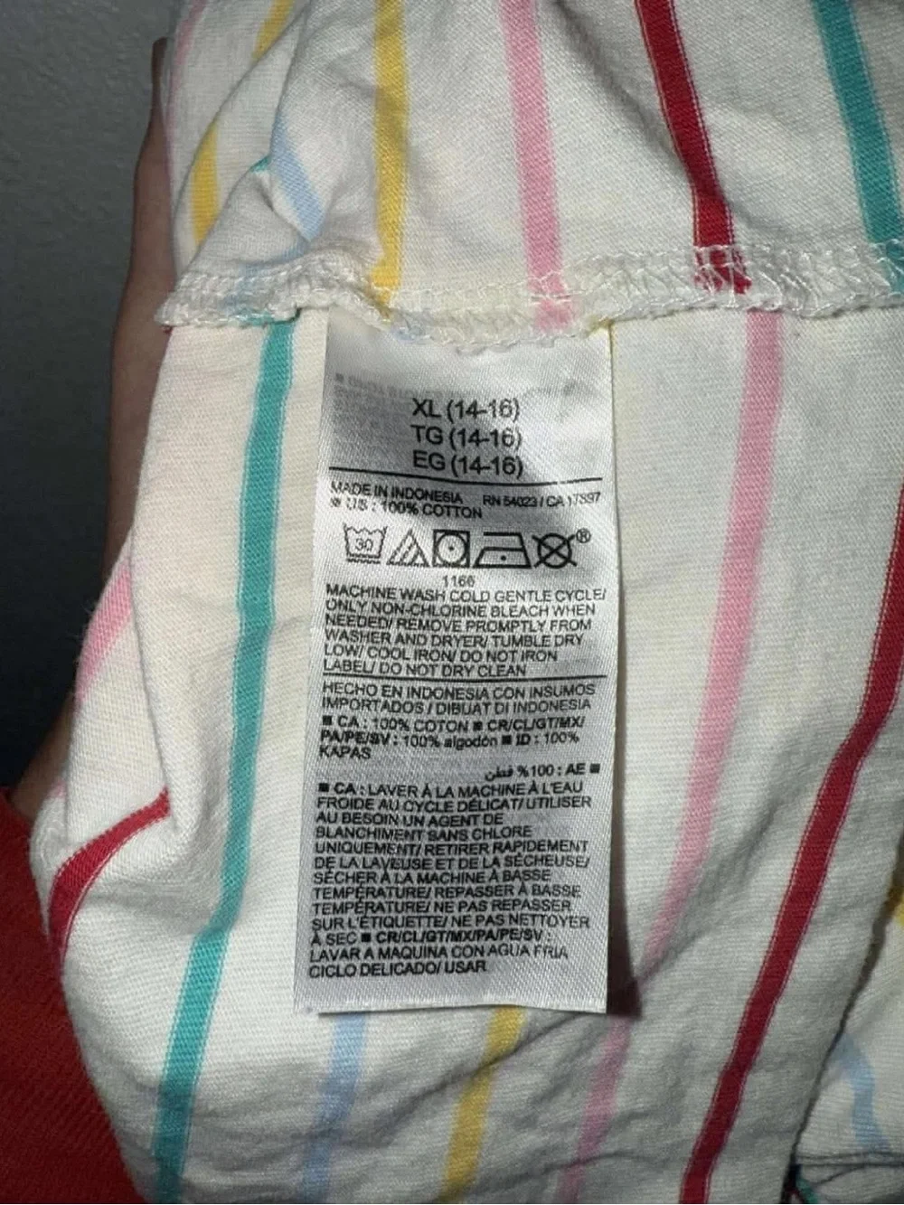 Old Navy White Striped Spaghetti Strap Mini Dress